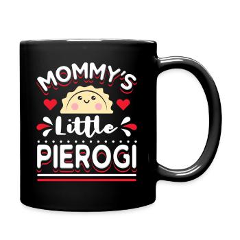 Mamas kleiner Pierogi Polnisch Baby - Tasse einfarbig - Schwarz - Rechts
