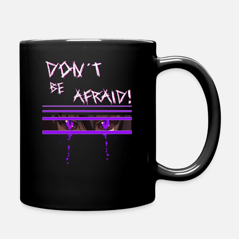 Angry Anime - Tasse einfarbig - Schwarz