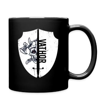Vathor Viking dicton pour papa drôle - Mug uni - noir - Droite