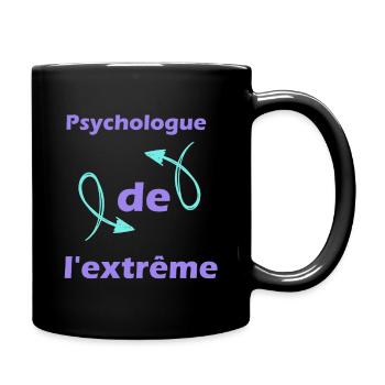 Cadeau femme Psychologue de l'extrême - Mug uni - noir - Droite