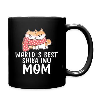 Meilleure mère Shiba Inu au monde / Japon, chien de chasse - Mug uni - noir - Droite