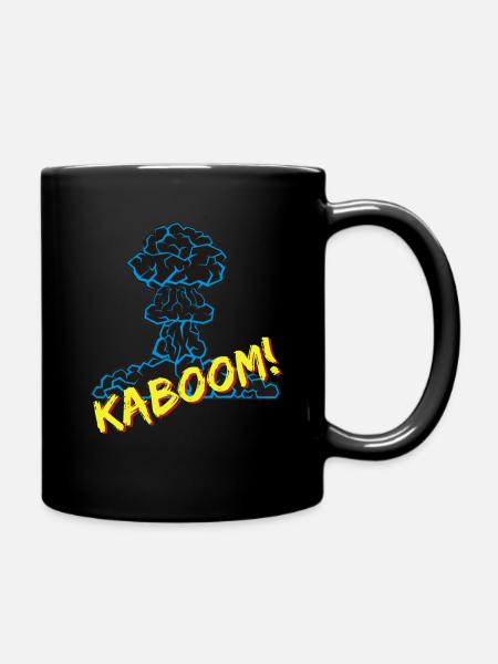 Kaboom! Nuke 'Em - Mug uni - noir