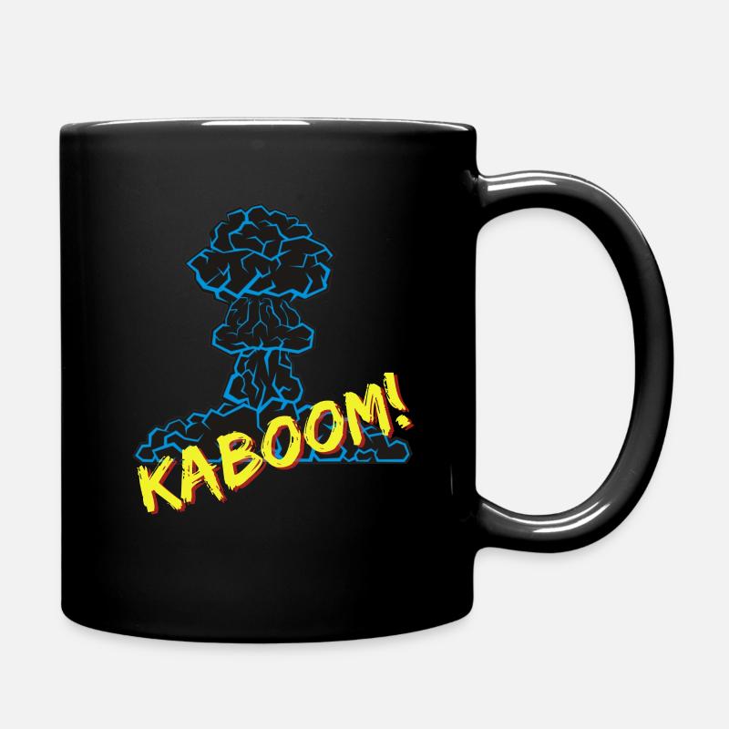 Kaboom! Nuke 'Em - Full Colour Mug - black