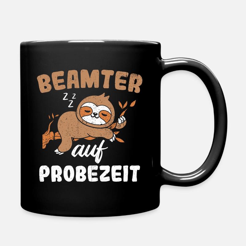 Beamter auf Probezeit - Beamter Kaffee Beamtin Ges - Tasse einfarbig - Schwarz