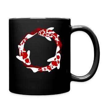 Zen-Zeltkreis - Tasse einfarbig - Schwarz - Rechts