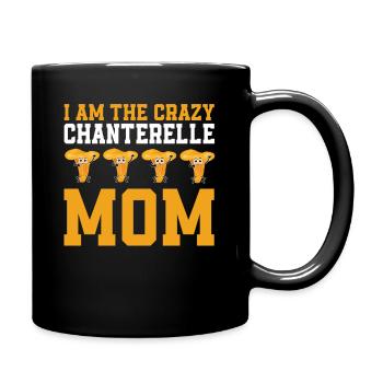 Pfifferling Mama - Tasse einfarbig - Schwarz - Rechts