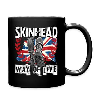 Oi Skinhead Way of Live - Full Colour Mug - black - Right