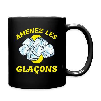 Amenez les glaçons - Mug uni - noir - Droite