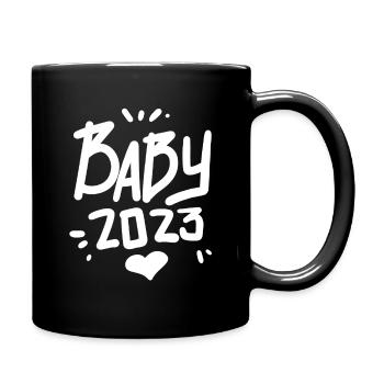 Pregnancy Pregnant Baby 2023 - Full Colour Mug - black - Right