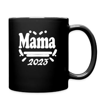 Mama 2023 loading - Expectant Mother 2023 - Full Colour Mug - black - Right