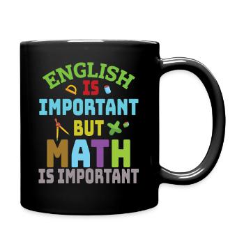 Funny Math Science Nerd Teacher Idea Birthday - Tasse einfarbig - Schwarz - Rechts