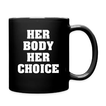 Son corps son choix - Mug uni - noir - Droite