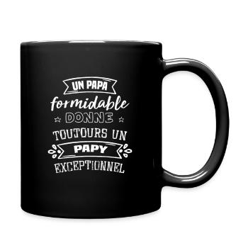 Un papa formidable - Papy exceptionnel cadeau. - Tasse einfarbig - Schwarz - Rechts