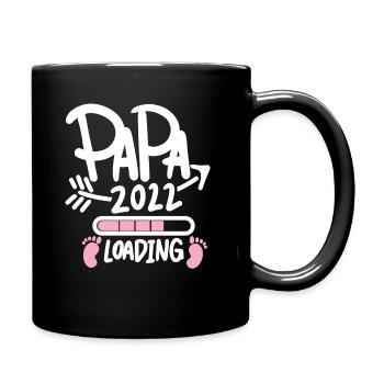 Papa 202 loading Tochter - Tasse einfarbig - Schwarz - Rechts