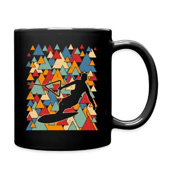 Wakeboarding Wakeboard Water sports enthusiasts - Full Colour Mug - black - Right