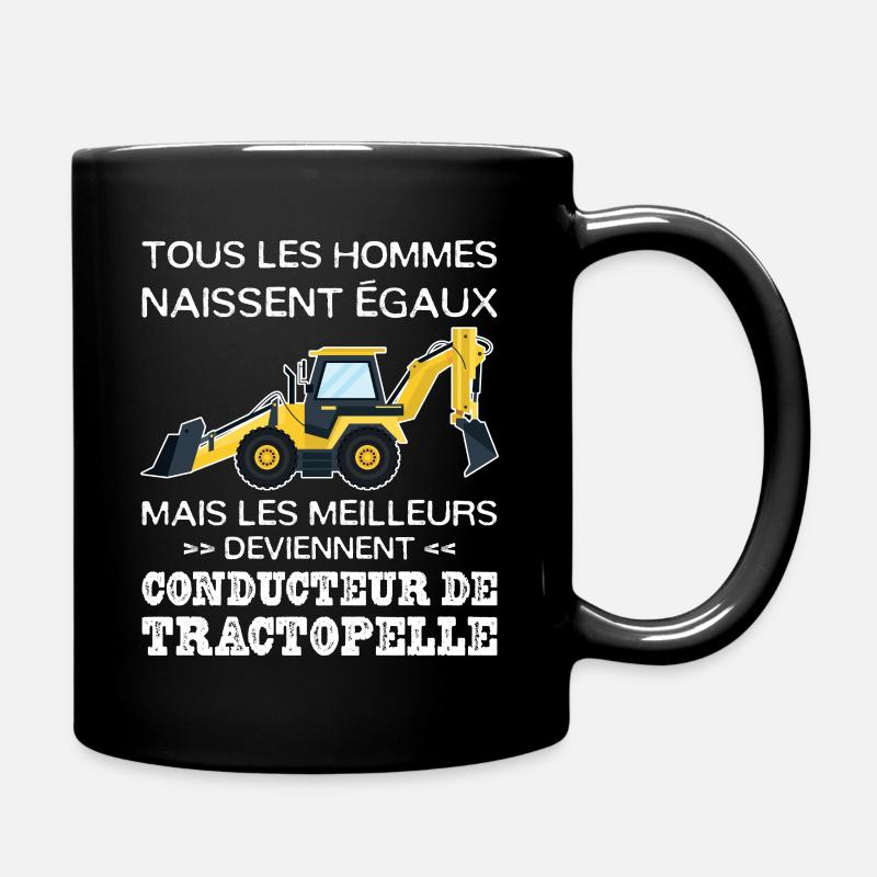 Meilleur Conducteur de Tractopelle - Mug uni - noir