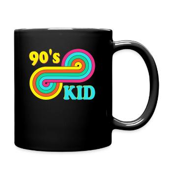 90s Outfit Party 90's MottoParty 1990 - Full Colour Mug - black - Right