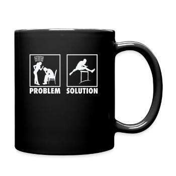 Athletics Athletes Statement Problem Solution. - Tasse einfarbig - Schwarz - Rechts
