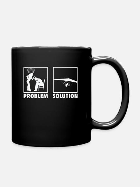 Problème de déclaration de parapente parapente - Mug uni - noir