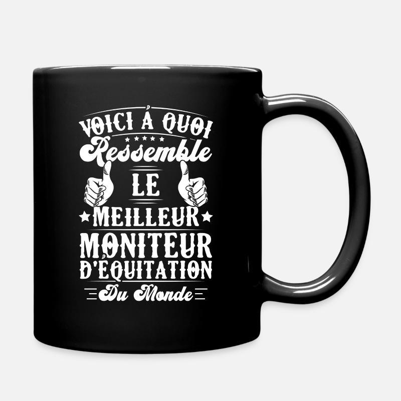 Le meilleur moniteur d'équitation du monde - Mug uni - noir