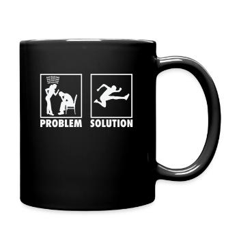 Athletics Athletes Statement Problem Solution. - Tasse einfarbig - Schwarz - Rechts