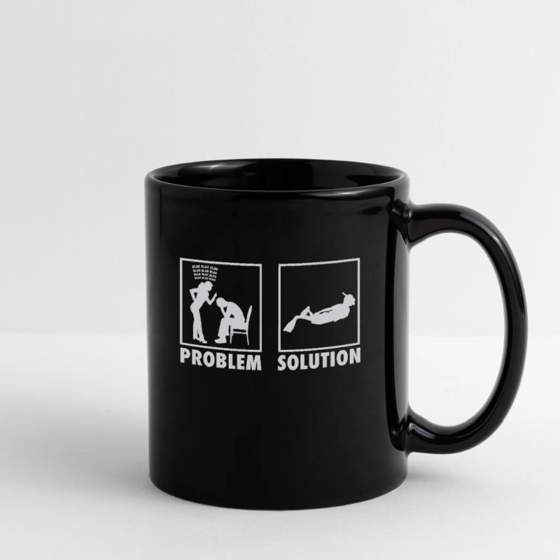 Snorkeling Snorkeler Statement Problem Solution. Full Colour Mug