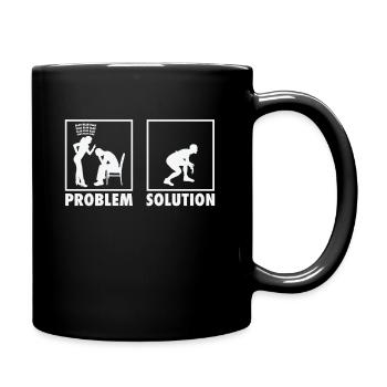 Wrestling Wrestlers Statement Problem Solution. - Mug uni - noir - Droite
