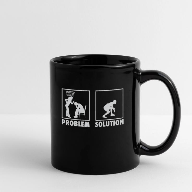 Wrestling Wrestlers Statement Problem Solution. Full Colour Mug