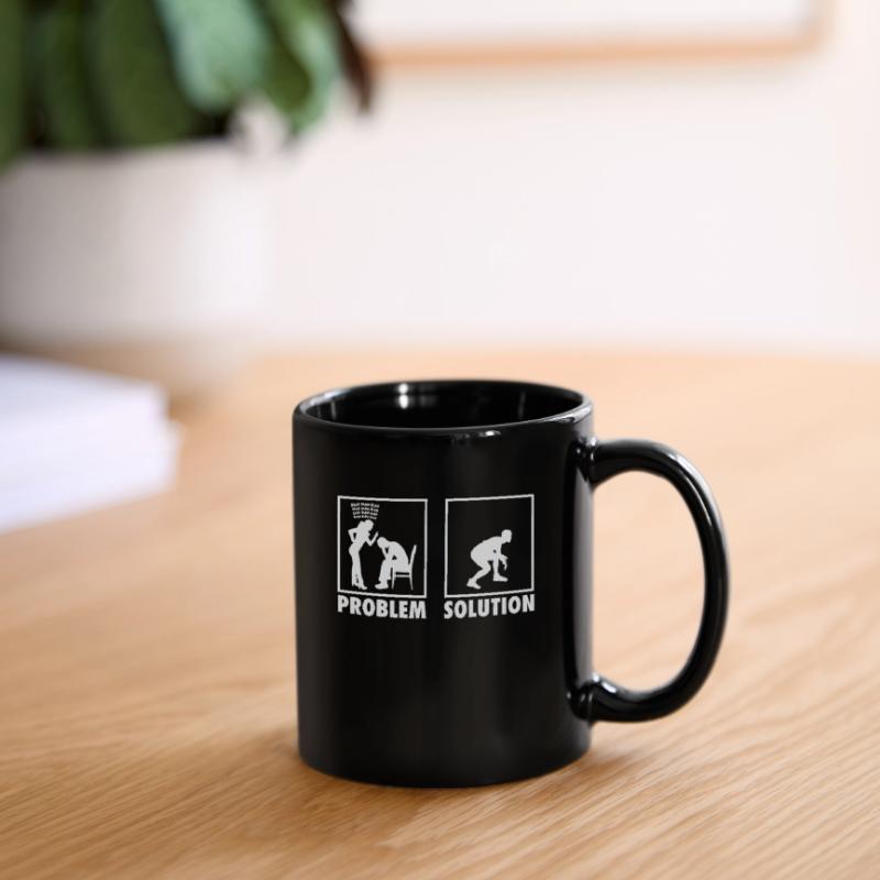 Wrestling Wrestlers Statement Problem Solution. Full Colour Mug