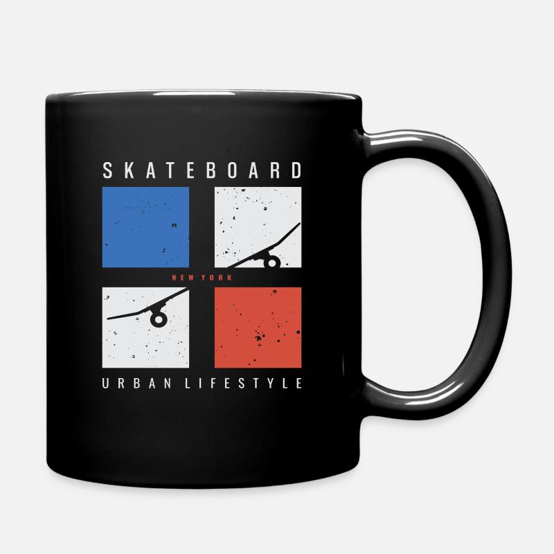 Skateboard - Tasse einfarbig - Schwarz