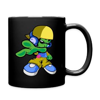 HIPHOP alien - Full Colour Mug - black - Right