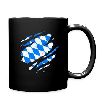 BAVARIAN FLAG BAVARIAN DIAMOND FLAG BAVARIA - Full Colour Mug - black - Right