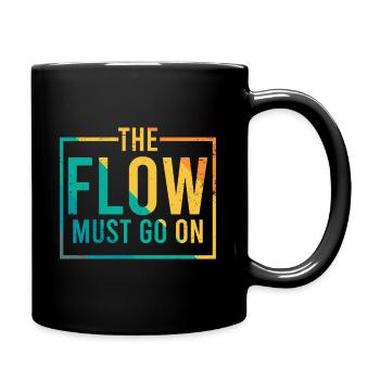 The Flow Must Go On - Capoeira - Tasse einfarbig - Schwarz - Rechts