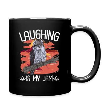Laughing Is My Jam - Kookaburra - Full Colour Mug - black - Right