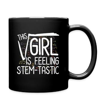 Cette fille se sent Stem-Tastic - Steminist - Mug uni - noir - Droite