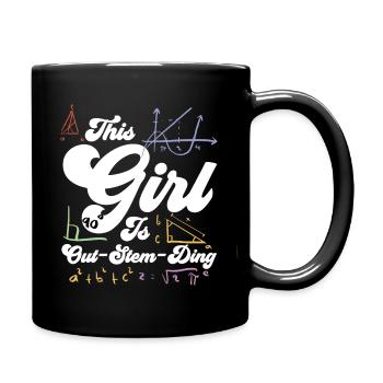 This Girl Is Out-Stem-Thing - Steminist - Full Colour Mug - black - Right
