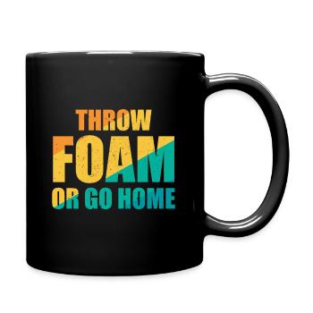 Lancez de l’écume ou rentrez chez vous - Dodgeball - Mug uni - noir - Droite