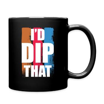 I’d Dip That - Joueur de Dodgeball - Mug uni - noir - Droite