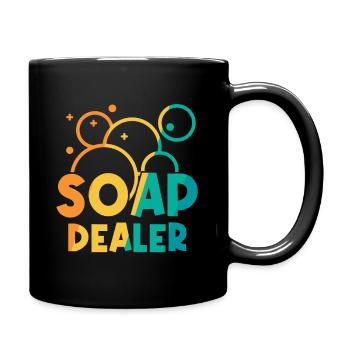Marchand de savon - Fabrication de savon - Mug uni - noir - Droite