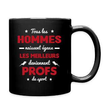 Les meilleurs hommes deviennent profs de sport - Mug uni - noir - Droite