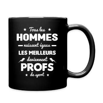 Les meilleurs hommes deviennent profs de sport - Mug uni - noir - Droite