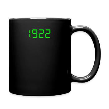 1922 Digital Clock One Thousand Nine Hundred Twent - Tasse einfarbig - Schwarz - Rechts