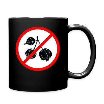 Surinam Cherry - Fruit - Tasse einfarbig - Schwarz - Rechts