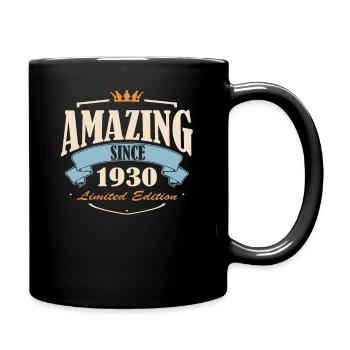 1930 - Tasse einfarbig - Schwarz - Rechts