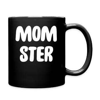 Momster Women's Halloween Monster Mom - Full Colour Mug - black - Right