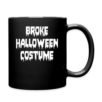Broke Halloween Costume - Full Colour Mug - black - Right