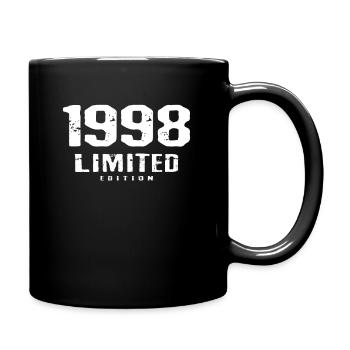 24th Birthday Limited Edition 1998 24 years - Full Colour Mug - black - Right