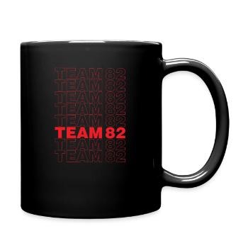 Team 82 tshirt by RedRacingTeam - Tasse einfarbig - Schwarz - Rechts
