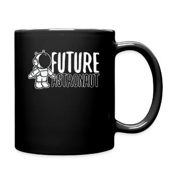 Astronaut of the Future Planet Space - Full Colour Mug - black - Right