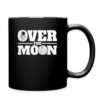 Astronaut Ober the Moon Planet Universe - Full Colour Mug - black - Right
